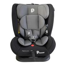 Cadeira Infantil Para Carro Zaya Ajustável de 0 a 36kg Auto Preta e Cinza - Passear