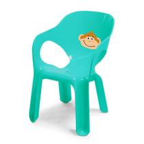 Cadeira Infantil Plástica Para Criança Azul Água - Xplast