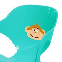 Cadeira Infantil Plástica Para Criança Verde Macaco Xplast