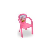 Cadeira Infantil Plastica Para Meninas Decorada Com Princesa