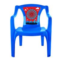Cadeira Infantil Plástico Poltrona Alta Qualidade Kids Color