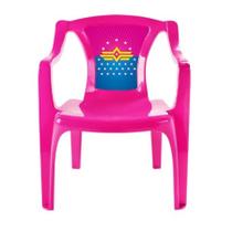 Cadeira Infantil Plástico Poltrona Alta Qualidade Kids Color
