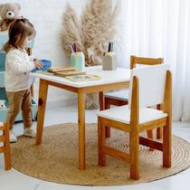Cadeira Infantil Pooh Azul Bb/Amêndoa Cadeira Infantil Pooh Azul Bb/Amêndoa