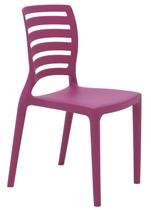 Cadeira infantil sofia em polipropileno e fibra de vidro rosa tramontina