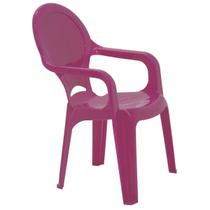 Cadeira Infantil Tramontina Tique Taque em Polipropileno Rosa