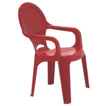 Cadeira Infantil Tramontina Tique Taque em Polipropileno Vermelho