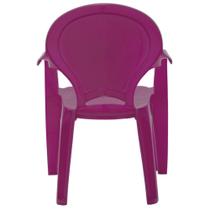 Cadeira Infantil Tramontina Tique Taque Polipropileno Rosa