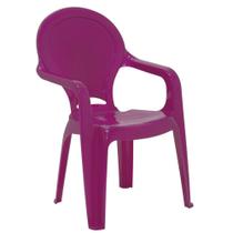 Cadeira Infantil Tramontina Tique Taque Polipropileno Rosa