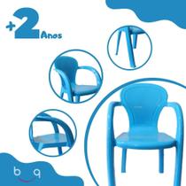 Cadeira infantil usual azul para crianças suporta ate 25kg