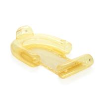 Cadeira inflável Pool Float FUNBOY Clear Yellow Mesh