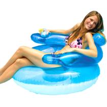 Cadeira inflável Pool Lounge Swimline Bubble, tamanho grande