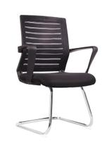 Cadeira Interlocutor Pelegrin PEL-8501/1 Tela Mesh Preta Cadeira Interlocutor Pelegrin PEL-8501/1 Tela Mesh Preta