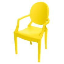 Cadeira Invisible Infantil Amarela - Or Design