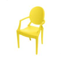 Cadeira Invisible Kids PP Amarela com Braço