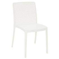 Cadeira Isabelle em Polipropileno e Fibra de Vidro Branco Tramontina