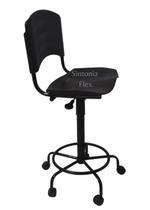 Cadeira Iso Caixa Alta Fixa Desmontavel Base Ferro E Rodízio