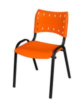 Cadeira iso escola, igreja, escritorio - laranja