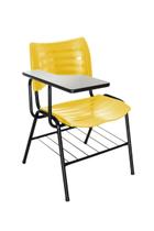 Cadeira Iso Linha Polipropileno Iso Universitária Amarelo