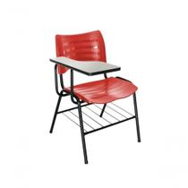 Cadeira Iso Linha Polipropileno Iso Universitária Vermelho Cadeira Iso Linha Polipropileno Iso Universitária Vermelho