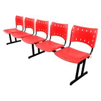 Cadeira ISO PP RP Longarina 5 Lugares Color