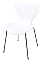 Cadeira Jacobsen Series 7 Polipropileno Branco com Base Metal - 55942