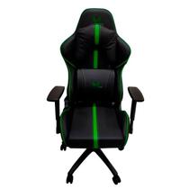 Cadeira Jogos Mtek Mk02 Ajustável Preto Verde