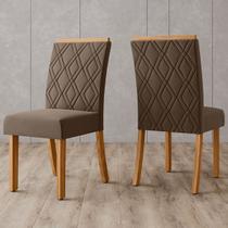 Cadeira Kit 2 Cadeiras Melissa Nature/Bege - Henn