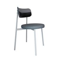 Cadeira Kyta fixa C/4 Pés 50 X 44,7 X 83,8 cm Pés Brancos Cadeira Kyta fixa C/4 Pés 50 X 44,7 X 83,8 cm Pés Brancos