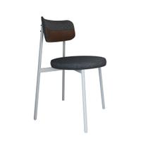 Cadeira Kyta fixa C/4 Pés 50 X 44,7 X 83,8 cm Pés Brancos Cadeira Kyta fixa C/4 Pés 50 X 44,7 X 83,8 cm Pés Brancos