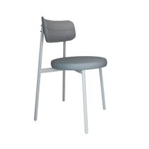 Cadeira Kyta fixa C/4 Pés 50 X 44,7 X 83,8 cm Pés Brancos Cadeira Kyta fixa C/4 Pés 50 X 44,7 X 83,8 cm Pés Brancos