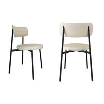 Cadeira Kyta Fixa com 4 Pés 50 X 44,7 X 83,8 Cm com 2 Unidades Cadeira Kyta Fixa com 4 Pés 50 X 44,7 X 83,8 Cm com 2 Unidades