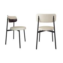 Cadeira Kyta Fixa com 4 Pés 50 X 44,7 X 83,8 Cm com 2 Unidades