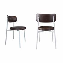 Cadeira Kyta Fixa com 4 Pés 50 X 44,7 X 83,8 Cm com 2 Unidades Cadeira Kyta Fixa com 4 Pés 50 X 44,7 X 83,8 Cm com 2 Unidades