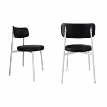 Cadeira Kyta Fixa com 4 Pés 50 X 44,7 X 83,8 Cm com 2 Unidades