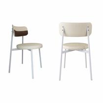 Cadeira Kyta Fixa com 4 Pés 50 X 44,7 X 83,8 Cm com 2 Unidades