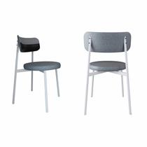 Cadeira Kyta Fixa com 4 Pés 50 X 44,7 X 83,8 Cm com 2 Unidades