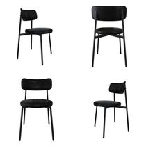 Cadeira Kyta Fixa com 4 Pés 50 X 44,7 X 83,8 Cm com 4 Unidades Cadeira Kyta Fixa com 4 Pés 50 X 44,7 X 83,8 Cm com 4 Unidades