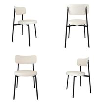 Cadeira Kyta Fixa com 4 Pés 50 X 44,7 X 83,8 Cm com 4 Unidades
