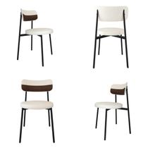 Cadeira Kyta Fixa com 4 Pés 50 X 44,7 X 83,8 Cm com 4 Unidades