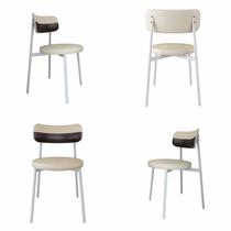 Cadeira Kyta Fixa com 4 Pés 50 X 44,7 X 83,8 Cm com 4 Unidades