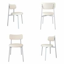 Cadeira Kyta Fixa com 4 Pés 50 X 44,7 X 83,8 Cm com 4 Unidades