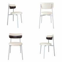 Cadeira Kyta Fixa com 4 Pés 50 X 44,7 X 83,8 Cm com 4 Unidades