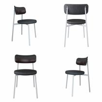 Cadeira Kyta Fixa com 4 Pés 50 X 44,7 X 83,8 Cm com 4 Unidades