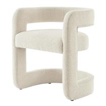 Cadeira lateral de jantar New Pacific Direct Althea Boucle 62x55x70cm Cadeira lateral de jantar New Pacific Direct Althea Boucle 62x55x70cm