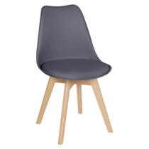 Cadeira Leda Eames jantar cozinha com assento estofado - Fendi Cadeira Leda Eames jantar cozinha com assento estofado - Fendi