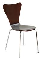 Cadeira Legare em Compensado Curvado Espresso 86x48x51 cm Cadeira Legare em Compensado Curvado Espresso 86x48x51 cm