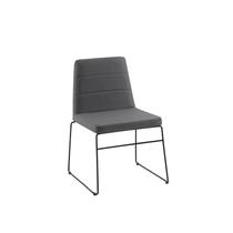 Cadeira Lisboa Linho Cinza 84x54x54 cm Daf Mobiliário