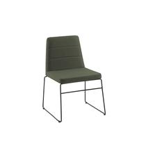 Cadeira Lisboa Linho Verde 84x54x54 cm Daf Mobiliário