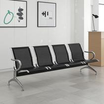 Cadeira Longarina Aeroporto Sem Est Preta 4 Lugar Cadeira Longarina Aeroporto Sem Est Preta 4 Lugar