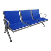 Cadeira Longarina BOB 3 Assentos - MAK DECOR